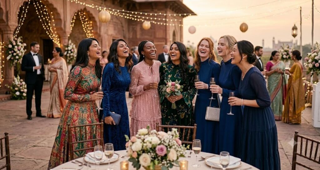 frequently asked question - modest wedding guest dress with sleeves