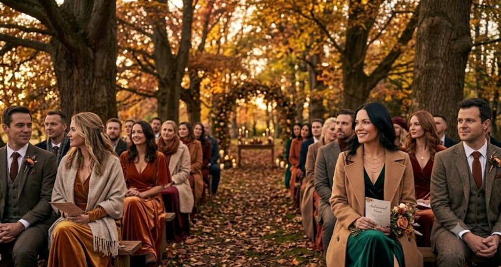 Garden or Outdoor Ceremony (Late Fall)