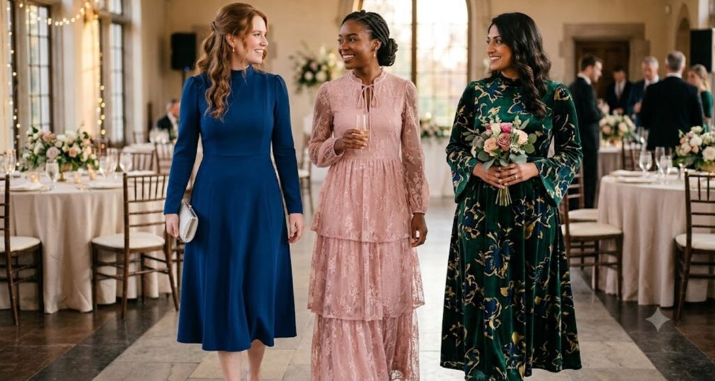 Modest Dress Outfit Formulas by Wedding Type