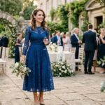 modest wedding guest dress with sleeves