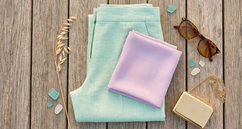 beach wedding guest accessories – clutch sunglasses wrap shawl
