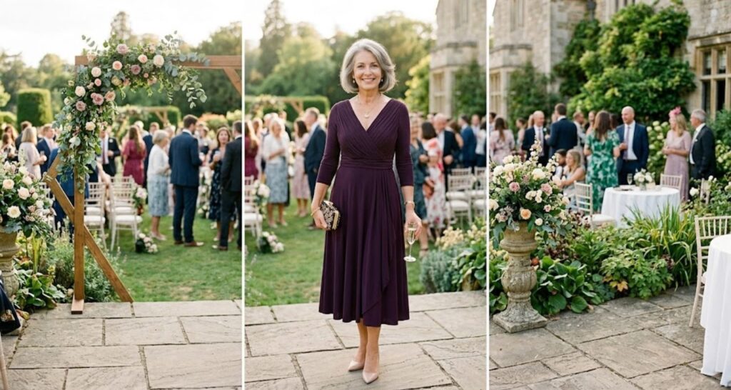 Simple Wedding Guest Dress for Over 50