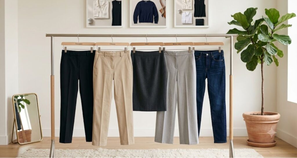 business casual pants and skirts for women