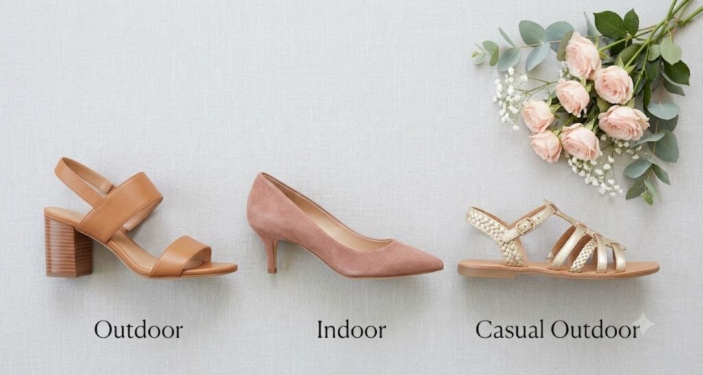 which type of shoes use for baby shower host