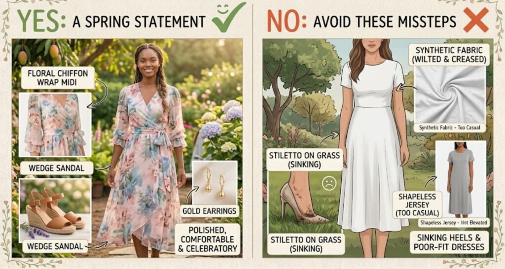 midi dress choices and styling
