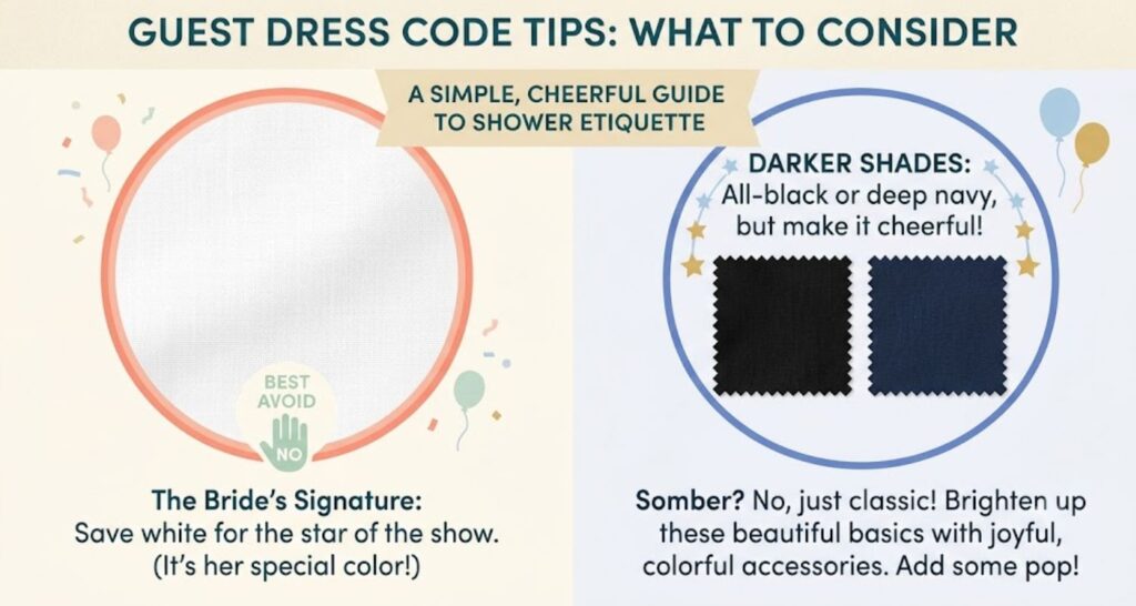 Best colors to wear to a baby shower as a guest — pastel palette