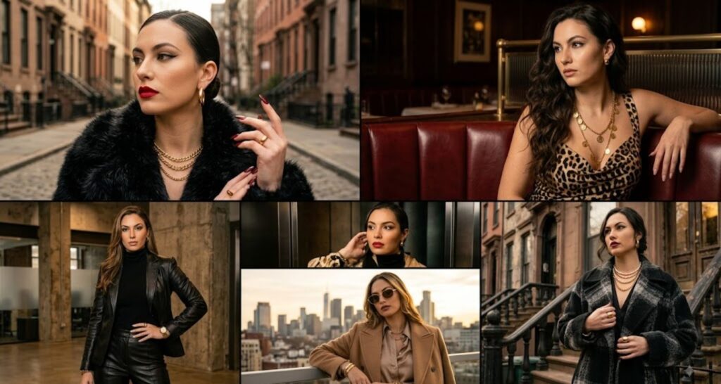 mob wife dress style outfit ideas