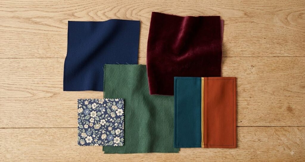 Color swatches flattering for apple shaped body
