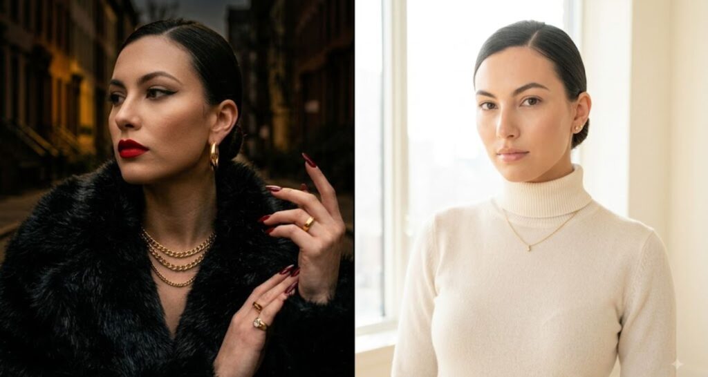 Mob Wife vs. Clean Girl: mob wife dress style outfit ideas